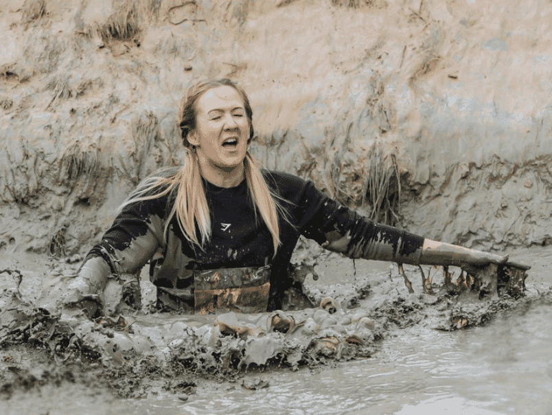 Lorraine in mud